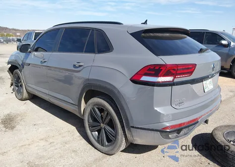 2023 Volkswagen Atlas Cross Sport 3.6L V6 Sel/3.6L V6 Sel R-Line Black z USA, uszkodzony, nr VIN 1V2SE2CA0PC200281